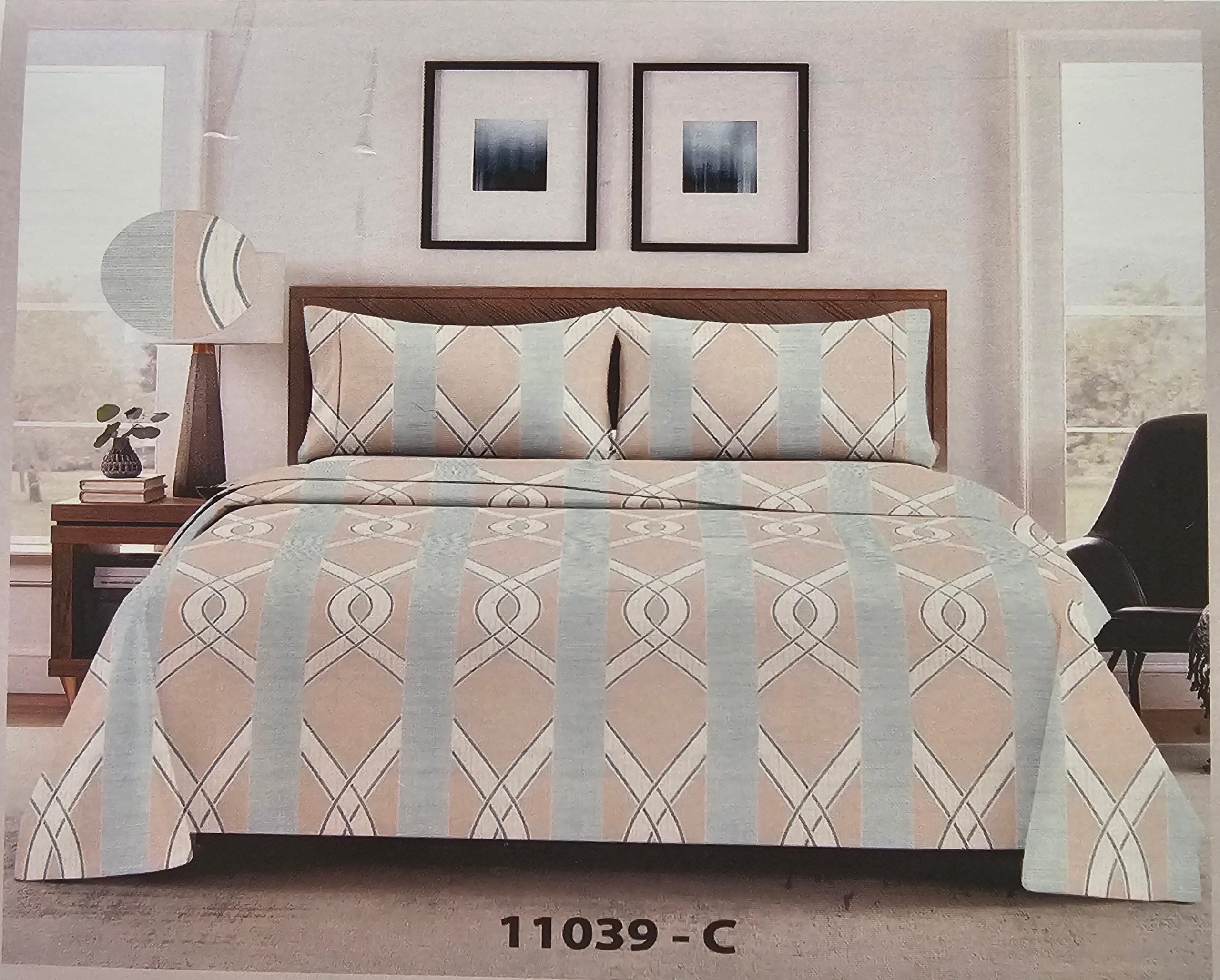 Geometric Pattern Bedsheet Collection - Image 3
