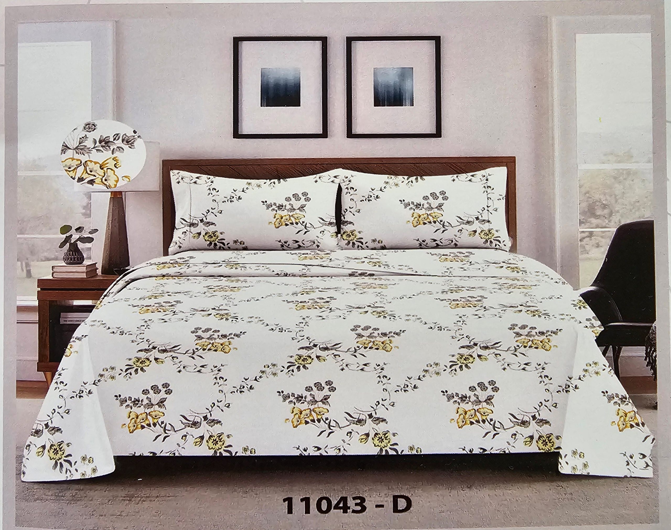 Classic Floral Bedsheet - Image 4
