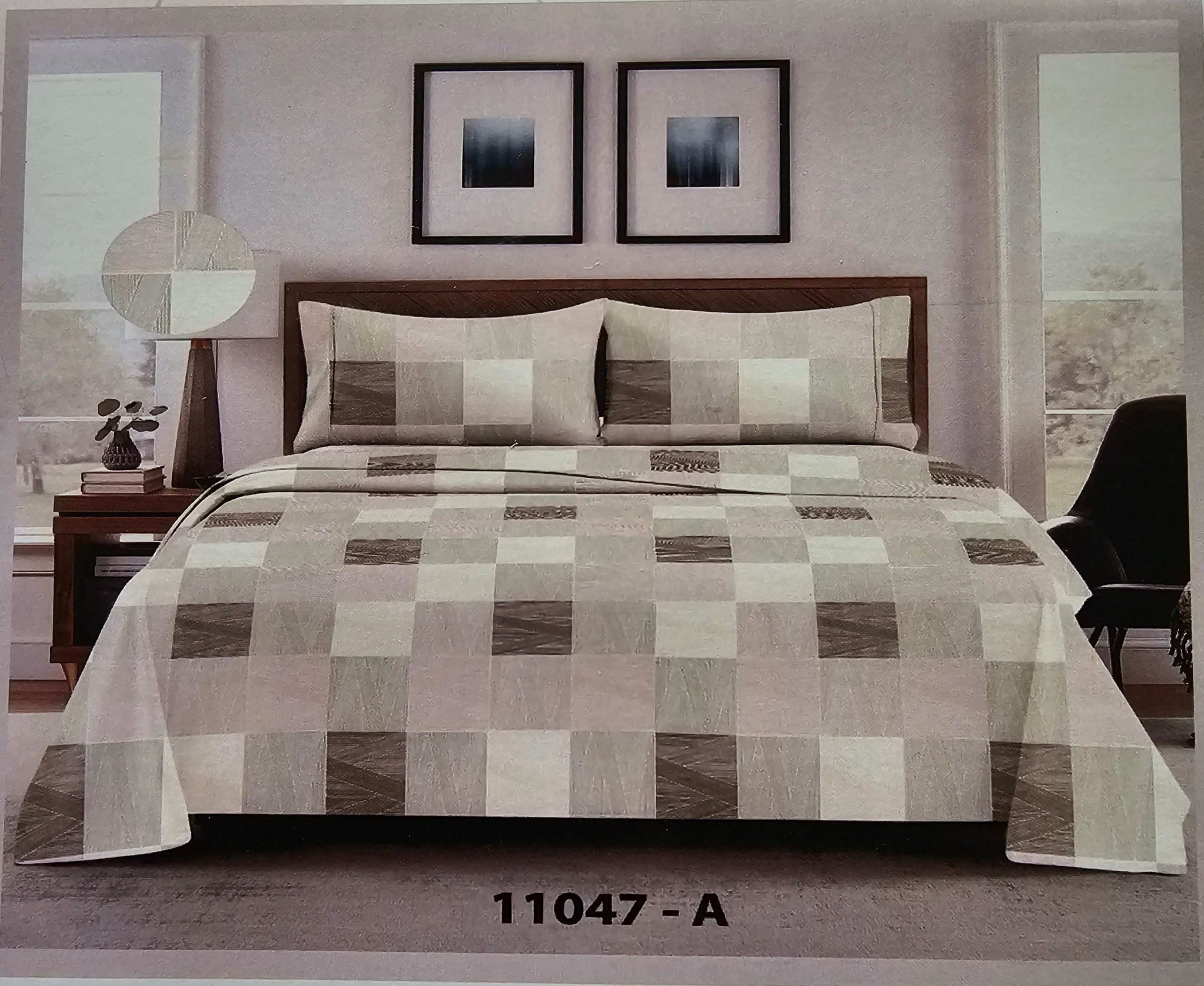 Checkered Design Bedsheet