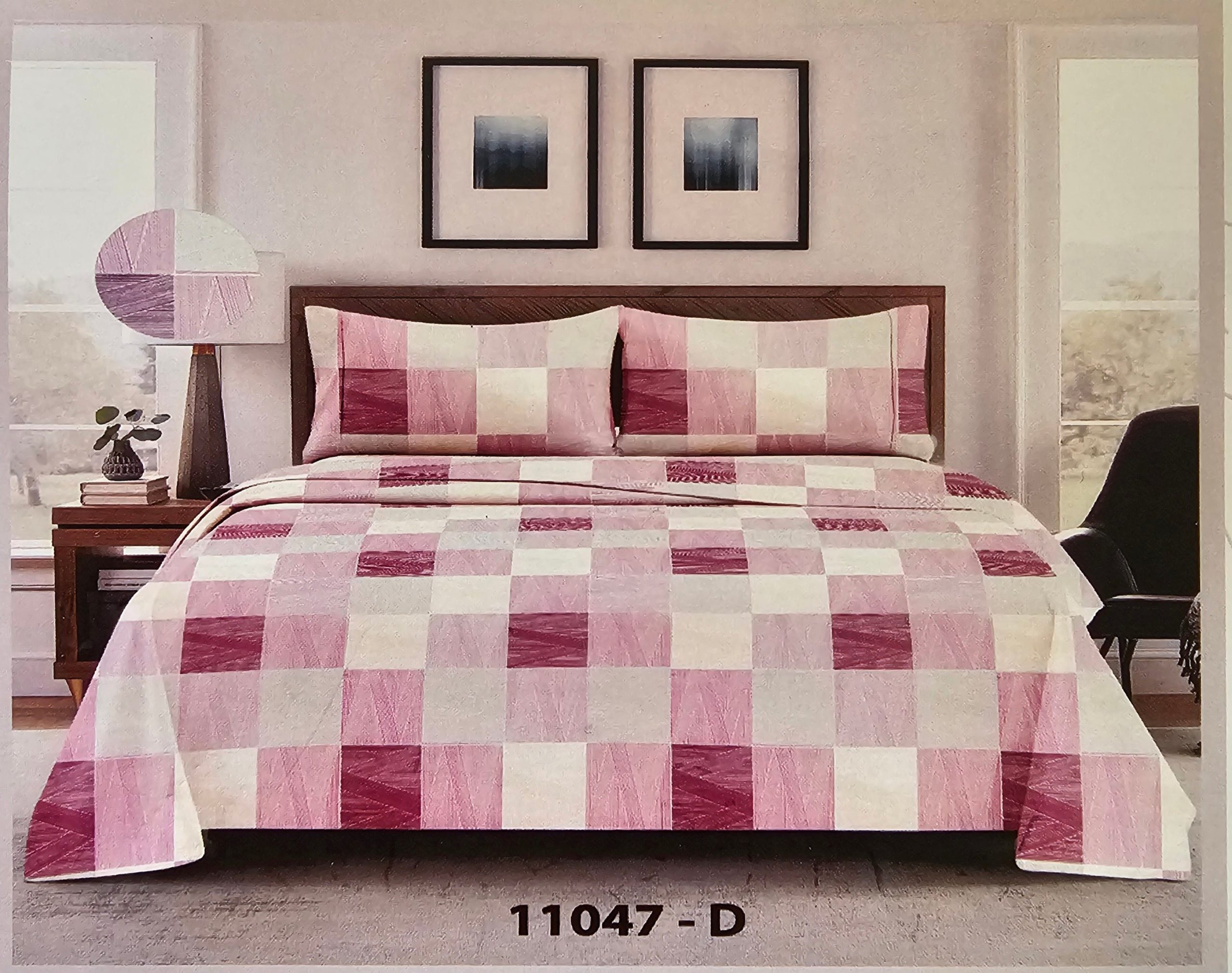 Checkered Design Bedsheet - Image 3