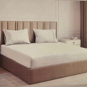 Plain White Queen fitted Sheet